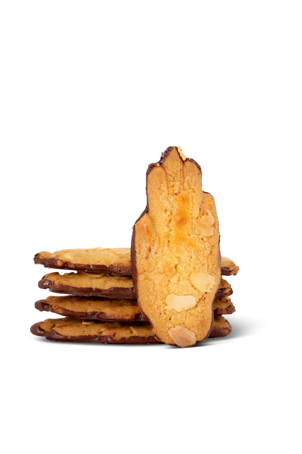 In chocolade gedipte Antwerpse Handjes