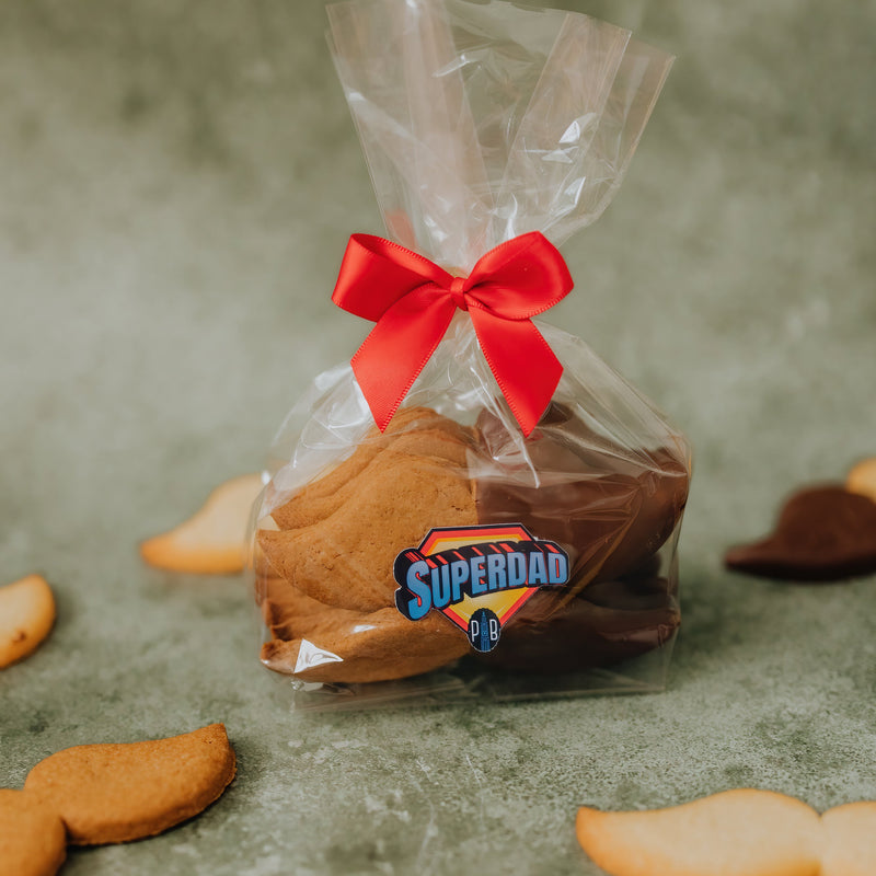 Father's Day cookies in a bag