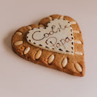 Speculazen hart met marsepein Vaderdag