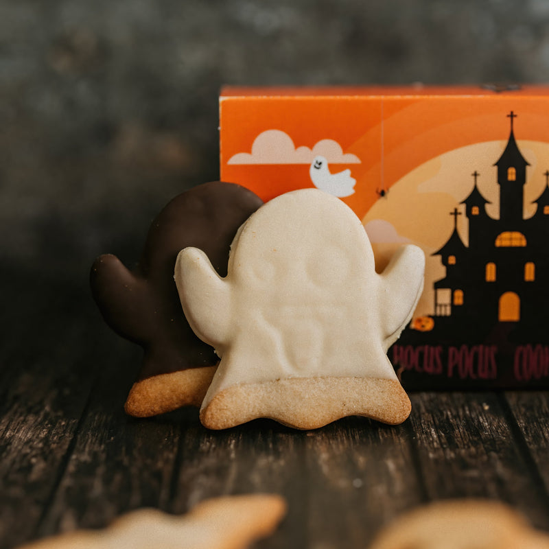 Spookjes gedipt in chocolade
