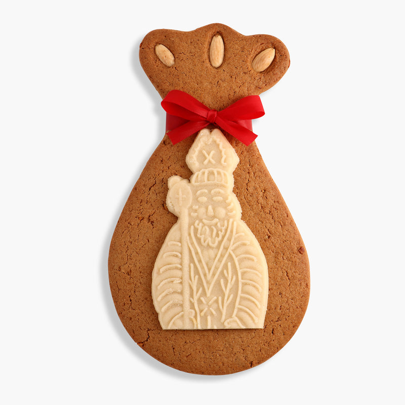Speculazen zak van Sinterklaas met marsepein