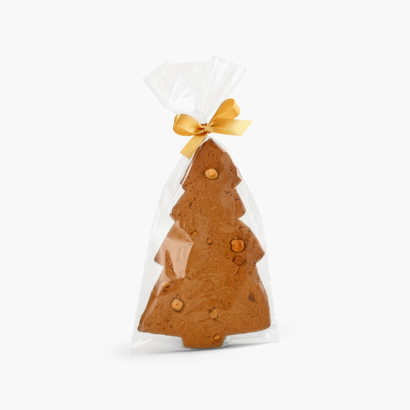 Speculaas Christmas tree with nut