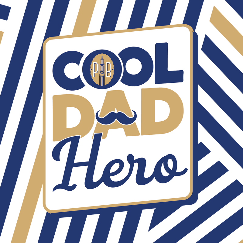 Cool dad hero Banner vaderdag mobile Philip's Biscuits